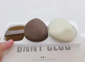 Click to view full screen Aekyung UNNY CLUB Multifunction Makeup Puff 3 Pcs Set photo review